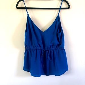 Blue Aritzia Babaton Tie-waist Cami